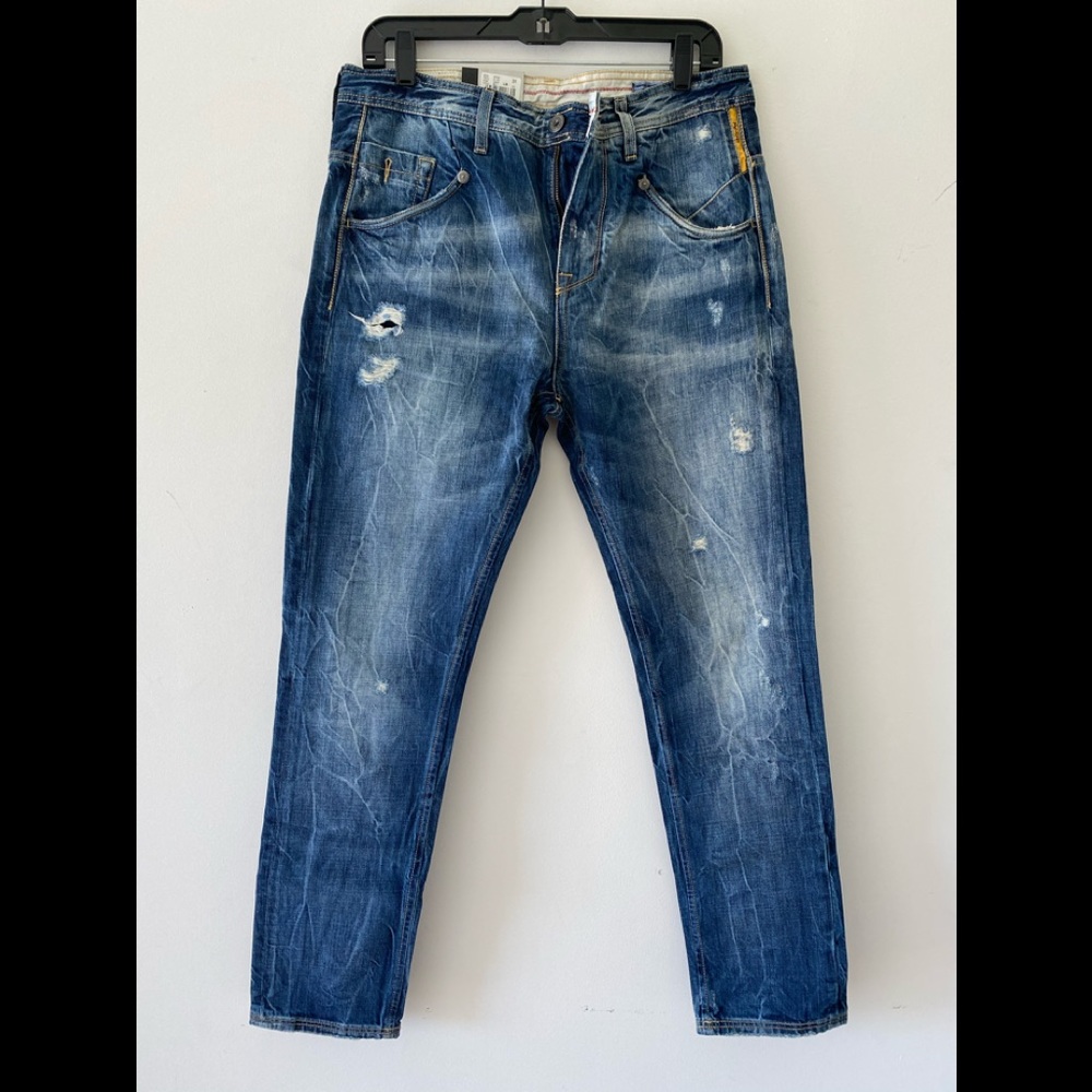 Indigo washed jeans